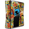 DC Comics Batman Mask Vintage Pattern Xbox 360 Slim (2010) Skin